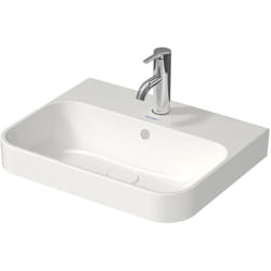 Duravit - Happy D.2 Plus Évier à poser, 1 trou de coulée, 500x400