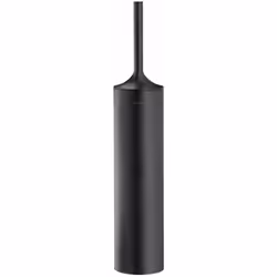 Porte-brosse WC à poser hauteur : 432 mm finition : noir mat
