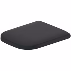 Abattant de WC avec fonction de fermeture Softclose charnières en acier allié couleur anthracite mat amovible