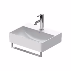 Duravit DuraSquare Porte-serviettes Duravit Tube carré 14 mm pour lavabo 073245 399 mm