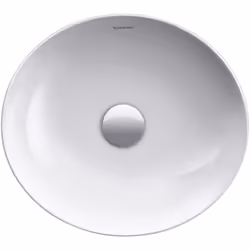Duravit Cape Cod Bol supérieur sans banc à trous de coulée sans trop-plein sans trou de coulée 400x360 mm