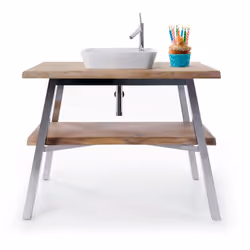 Duravit Cape Cod Bol supérieur avec îlot de vannes sans trop-plein 460 x 460 mm
