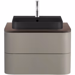 Duravit Happy D.2 Plus Console 1 console avec une découpe 650x480 mm pour consoles Sous-construction de lavabos pour lavabo H ...