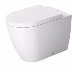 Duravit ME by Starck 1 x WC sur pied back to wall chasse d'eau profonde 4,5 litres 370x600 mm fixation incluse Sortie horizon ...