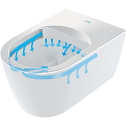 Duravit - me by Starck wc suspendu, Compact, Rimless, chasse d'eau