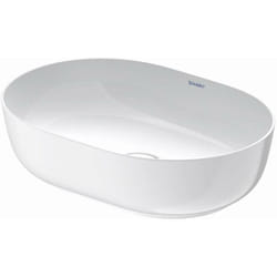Luv - Vasque, 50x35 cm, sans trop-plein, WonderGliss, blanc 03795000001 - Duravit