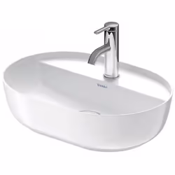 Vasque à poser - DURAVIT - Luv - 50x40cm - Sans trop-plein - Avec robinet inclus