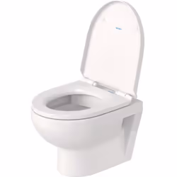 Les avantages du WC suspendu compact sans bride DURAVIT Duravit No.1 avec abattant frein de chute : Charnières en inox de hau ...