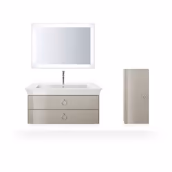 Duravit White Tulip 1x lavabo largeur : 1050 mm x profondeur : 490 mm 1 trou pour robinet avec débordement rectangulaire avec ...