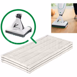 Tissus de parquet tirés par un lutin pour le sp600 - sp600s original Vorwerk Lot de 3 chiffons pour le nettoyage du parquet,  ...