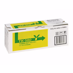KYOCERA TK-580Y Cartouche de toner 1 pièce(s) Original Jaune - Vue supplémentaire 2