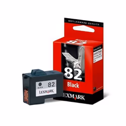Lexmark #82 Black Print Cartridge, Encre à pigments
