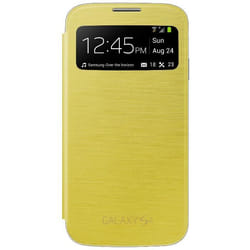 Samsung S View coque de protection pour téléphones portables Folio porte carte Jaune
