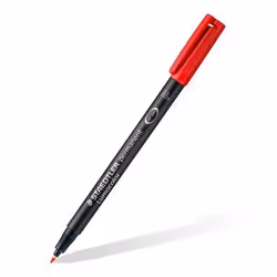 Staedtler Lumocolor 318 WP4 marqueur indélébile Pointe fine Noir, Bleu, Vert, Rouge 4 pièce(s)