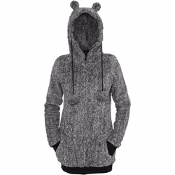 Urban Classics TB616, Adulte, Femelle, Sweat à capuche, Noir, Blanc, M, SML