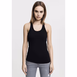 Urban Classics Ladies Jersey, Débardeur, Adulte, Femelle, Noir, XS, SML