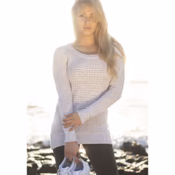 Urban Classics TB739, Adulte, Femelle, Pull, Blanc, M, SML