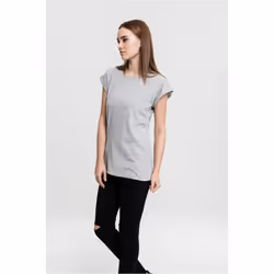Urban Classics Ladies Extended Shoulder Tee Tee-shirt Décolleté Manche courte Coton, Pull-over