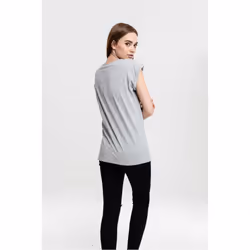 Urban Classics Ladies Extended Shoulder Tee Tee-shirt Décolleté Manche courte Coton, Pull-over