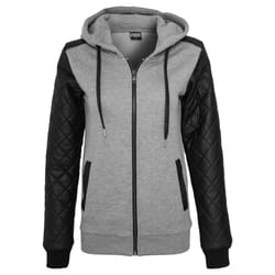 Sweatshirt femme Urban Classic diamond zip