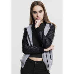 Sweatshirt femme Urban Classic diamond zip