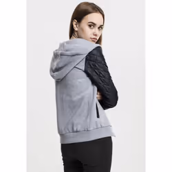 Sweatshirt femme Urban Classic diamond zip - Vue supplémentaire 4