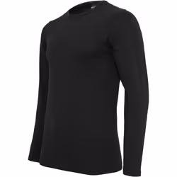 Urban Classics Fitted Stretch L/S Tee-shirt Encolure torsadée Manches longues Coton, Elastane