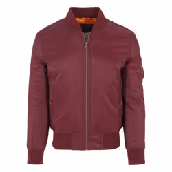 Urban Classics Basic Bomber Jacket, Bomber, Mâle, Adulte, S, SML, Bourgogne