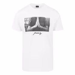 Mister Tee Pray, Tee-shirt, Adulte, Mâle, Blanc, XL, SML