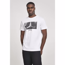 Mister Tee Pray Tee-shirt Collier rond Manche courte Coton