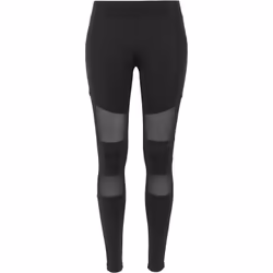 Urban Classics TB1174, Leggings, Femelle, Adulte, Noir, Monochromatique, Pas de motif