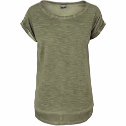 Urban Classics TB1196-00176-0058, Tee-shirt, Adulte, Femelle, Olive, Monochromatique, XS