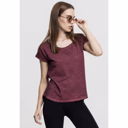 Urban Classics TB1196, Tee-shirt, Adulte, Femelle, Bourgogne, L, SML