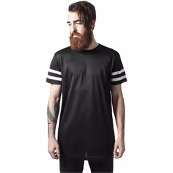 Urban Classics Stripe Mesh, Tee-shirt, Adulte, Mâle, Noir, M, SML