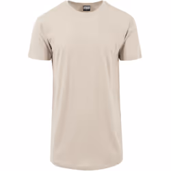 Urban Classics Shaped Long Tee, Tee-shirt, Adulte, Mâle, Sable, XL, SML
