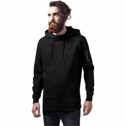 Urban Classics TB1408 Herren Kapuzenpullover Sweat Bomber Hoody, Gr. Large, Schwarz (black 7)