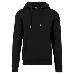 Urban Classics TB1408-00007-0051, Adulte, Mâle, Sweat à capuche, Noir, Col bénitier, Manches longues