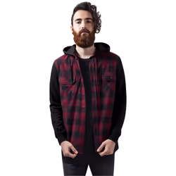 Chemise Urban Classic hooded ed flanell sweat leeve - Vue supplémentaire 6