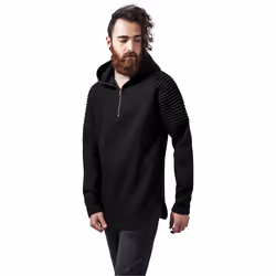 Urban Classics TB1413, Adulte, Mâle, Sweat à capuche, Noir, Manches longues, Monochromatique