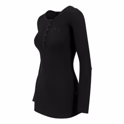 Urban Classics TB1297-00007-0046 Tee-shirt Col boutonné Manches longues Coton, Elastane - Vue supplémentaire 5