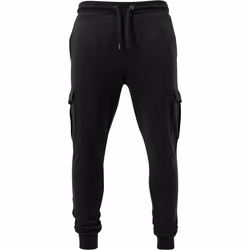 Urban Classics TB1395 Herren Hose Fitted Cargo Sweatpants , Gr. W30/L31 (Herstellergröße: S), Schwarz (black 7), Short, Mâle, ...