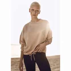 Urban Classics TB1523, Adulte, Femelle, Pull, Rose, Collier rond, Manches longues