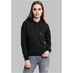 Sweatshirt à capuche femme Urban Classic côtelés