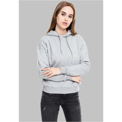 Sweatshirt à capuche femme Urban Classic basic côtelés