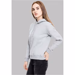Sweatshirt à capuche femme Urban Classic basic côtelés