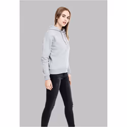 Sweatshirt à capuche femme Urban Classic basic côtelés - Vue supplémentaire 4