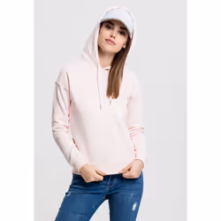 Urban Classics TB1524 Damen Kapuzenpullover Ladies Hoodie, Rosa (pink 185), Medium