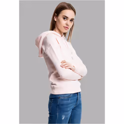 Sweatshirt à capuche femme Urban Classic basic côtelés
