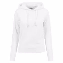 Urban Classics TB1524-00220-0054, Adulte, Femelle, Sweat à capuche, Blanc, Col bénitier, Manches longues