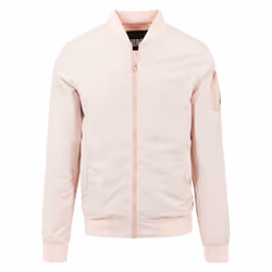 Urban Classics TB1258, Bomber, Mâle, Adulte, 2 pochettes, Polyester, Rose